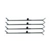 adjustable poles for camouflage nets 90-180xm 4 pieces