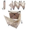 foldable camouflage blind natural wetland 125x125cm