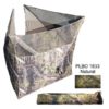 Foldable camouflage blind natural green 125x125cm