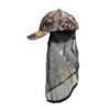 Cap with face camouflage WW brown