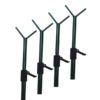 adjustable poles for camouflage nets 90-180xm 4 pieces