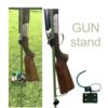 Rifle stand including cartridge tray