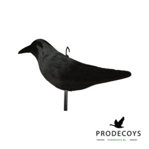 6 pcs Crow Decoy Flocked Flock Coated Shell Crow Bird Decoy Hunting Shooting 