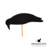 Crow decoy magnum cradle crow foraging full body flocked 3pieces