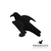 Flying crow decoy full body flocked 1 piece
