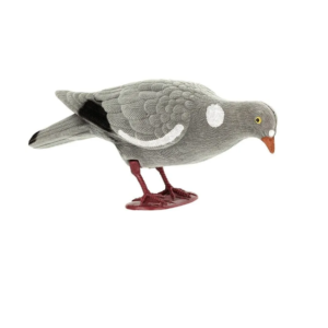 pigeon decoy foraging pigeon flocked incl. pin